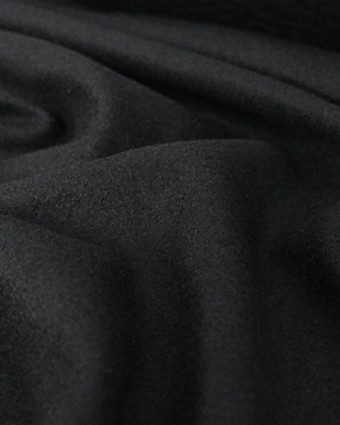 Tissu Lainage Noir - Mercerine