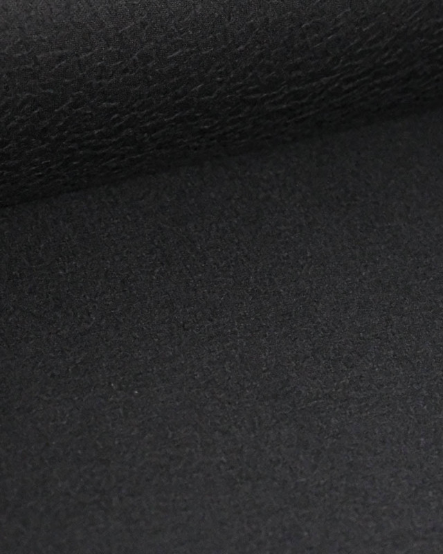 Tissu Lainage Noir - Mercerine