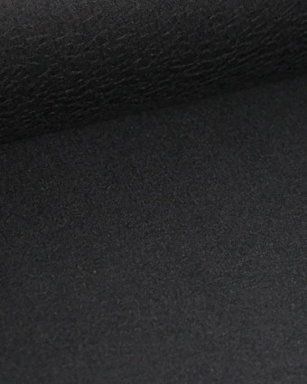 Tissu Lainage Noir - Mercerine