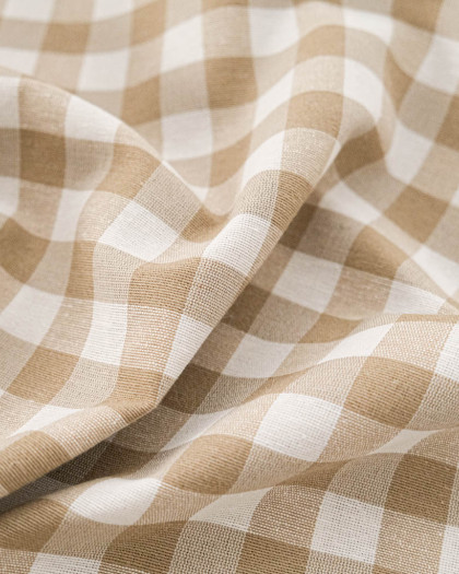 Tissu Vichy Lin Menorca - 280 cm - Oeko-Tex