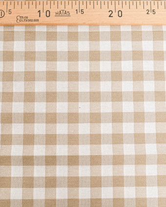 Tissu Vichy Lin Menorca - 280 cm - Oeko-Tex - Mercerine