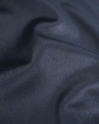 Velours Ameublement Chill Bleu Profond - Mercerine