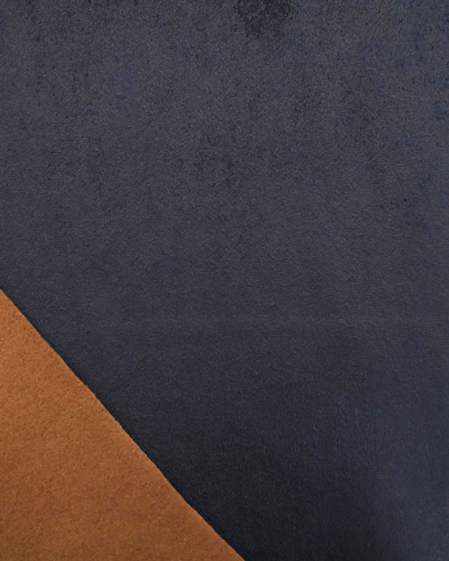 Velours Ameublement Chill Bleu Profond - Mercerine