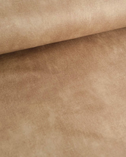 Velours Ameublement Orion Nougat - Mercerine