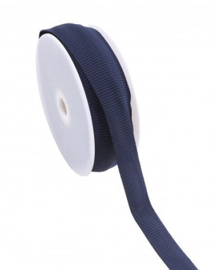 Elastique Gros Grain - Blanc, Bleu, Noir
