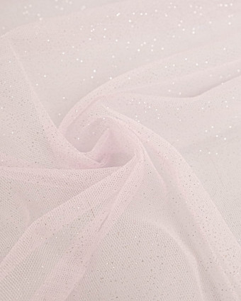 Tissu Tulle Rose Nylma Tissu   - Mercerine