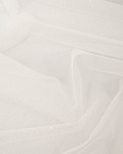 Tulle Nylma Blanc Paillettes