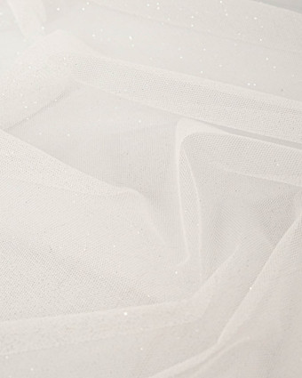 Tulle Nylma Blanc Paillettes