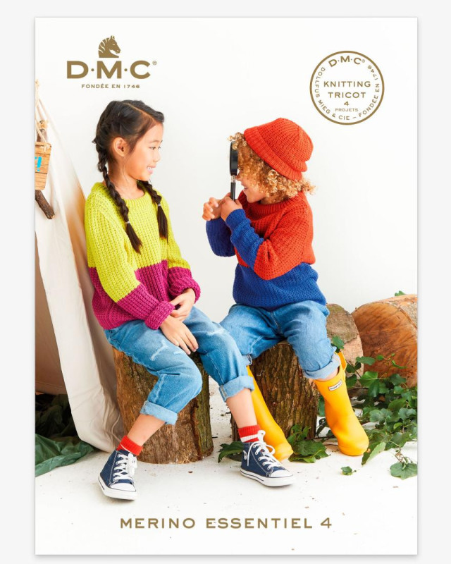 Catalogue DMC – Merino Essentiel 4 - 4 projets - Mercerine