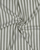 Viscose Effet Lin Rayures Sauge