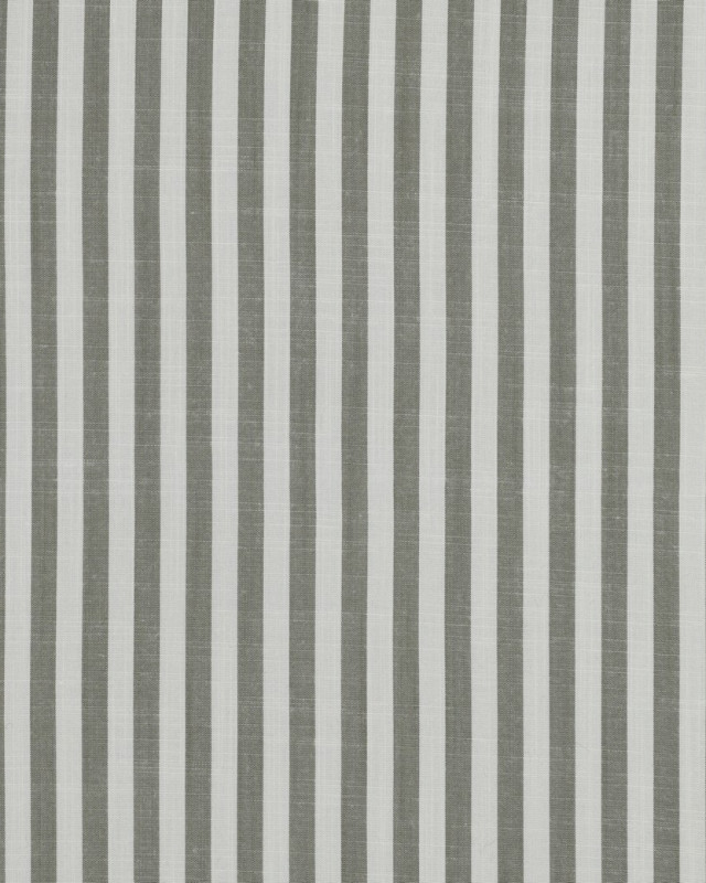 Viscose Effet Lin Rayures Sauge - Mercerine