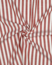 Viscose Effet Lin Rayures Marsala