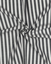 Viscose Effet Lin Rayures Bleu Marine