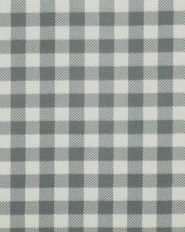 Tissu Flanelle à Carreaux Sauge - Mercerine