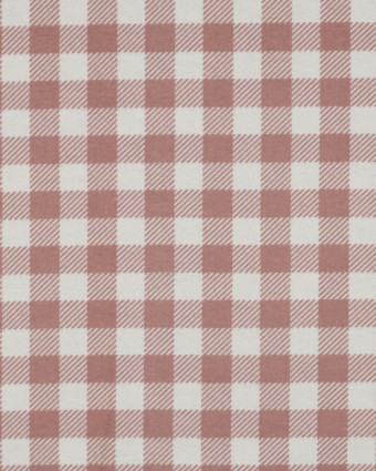 Tissu Flanelle à Carreaux Roses - Mercerine