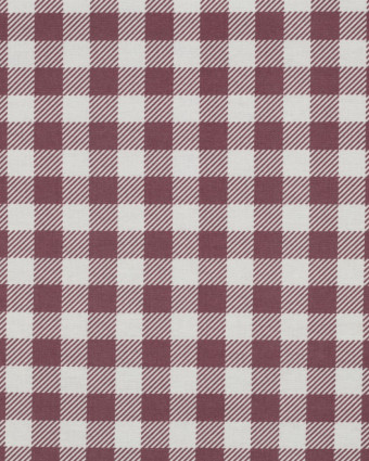 Tissu Flanelle à Carreaux Mauve - Mercerine
