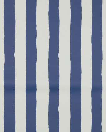 Tissu Imperméable à Rayures Bleues - Mercerine
