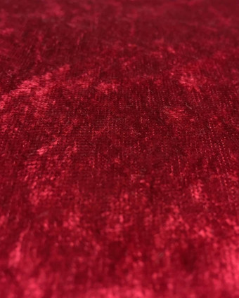 Panne De Velours Rouge - Mercerine