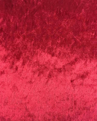 Panne De Velours Rouge - Mercerine