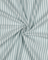 Double Gaze à Rayures Sauge