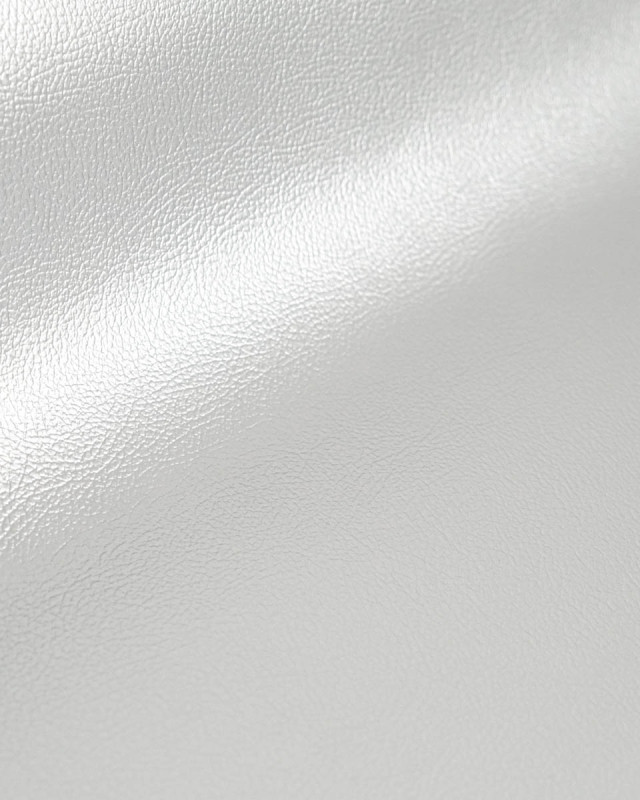 Tissu Simili Cuir Bari Argent - Mercerine