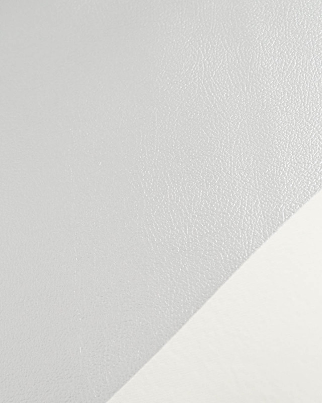 Tissu Simili Cuir Bari Argent - Mercerine