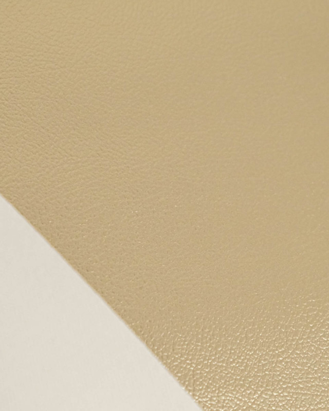 Tissu Simili Cuir Bari Doré - Mercerine