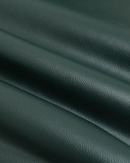Tissu Simili Cuir Bari Vert Sapin - Mercerine
