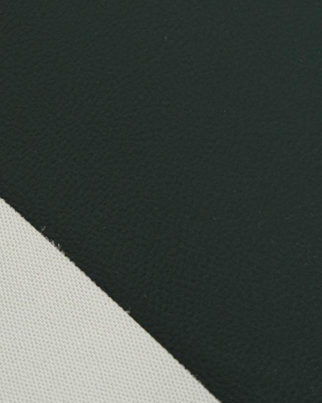Tissu Simili Cuir Bari Vert Sapin - Mercerine