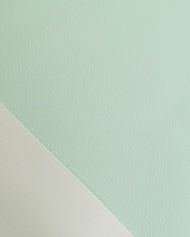 Tissu Simili Cuir Bari Vert d'Eau - Mercerine