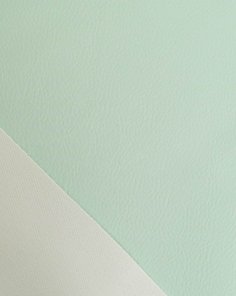 Tissu Simili Cuir Bari Vert d'Eau - Mercerine