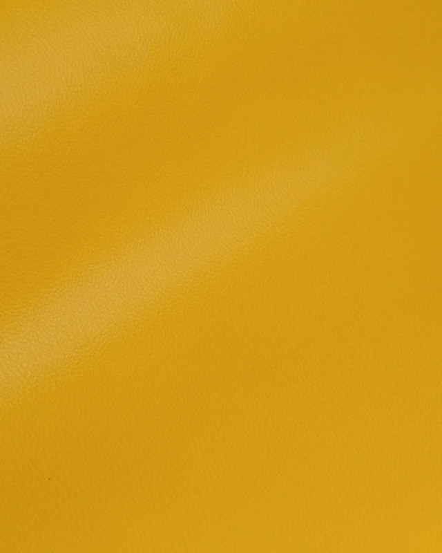 Tissu Simili Cuir Bari Safran - Mercerine