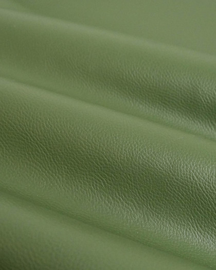 Tissu Simili Cuir Bari Kaki - Mercerine