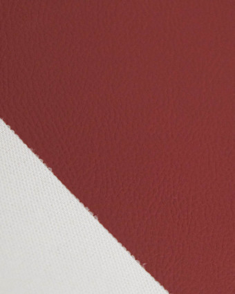 Tissu Simili Cuir Bari Bordeaux - Mercerine