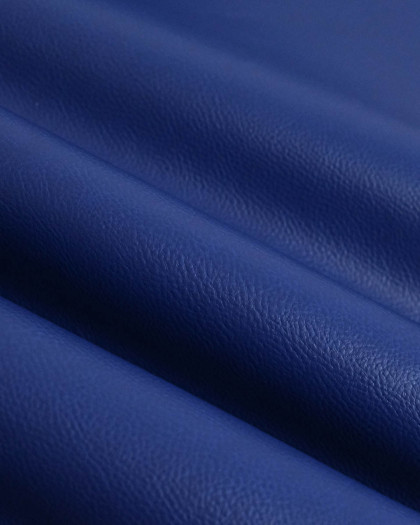 Tissu Simili Cuir Bari Bleu - Mercerine