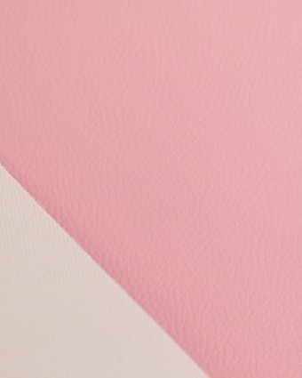 Tissu Simili Cuir Bari Rose Bonbon - Mercerine