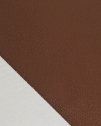 Tissu Simili Cuir Bari Cacao - Mercerine