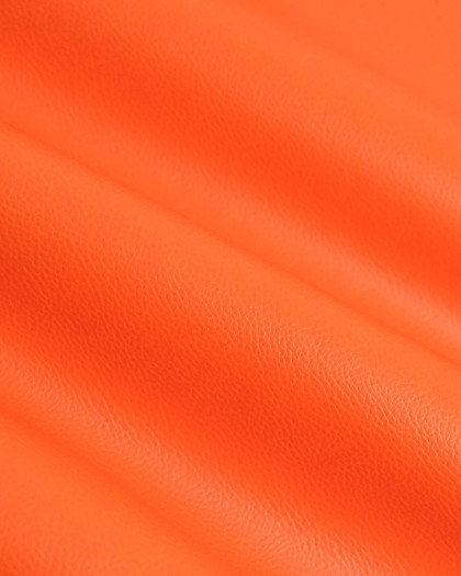 Tissu Simili Cuir Bari Orange - Mercerine