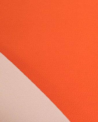 Tissu Simili Cuir Bari Orange - Mercerine