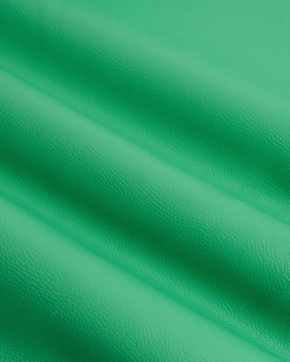 Tissu Simili Cuir Bari Vert Vif - Mercerine