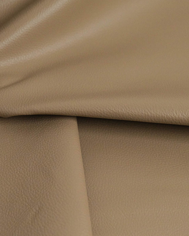 Tissu Simili Cuir Bari Peanut- Mercerine