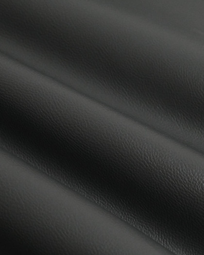 Tissu Simili Cuir Bari Anthracite - Mercerine