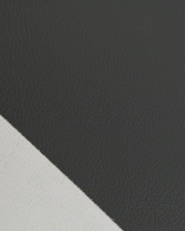 Tissu Simili Cuir Bari Anthracite - Mercerine