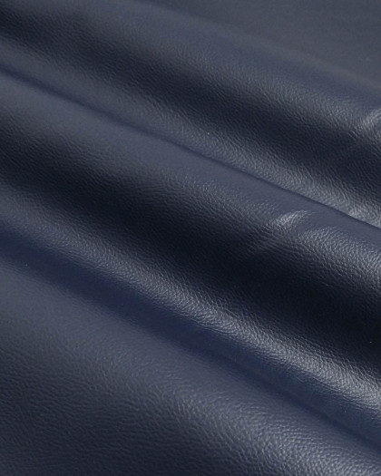 Tissu Simili Cuir Bari Marine - Mercerine