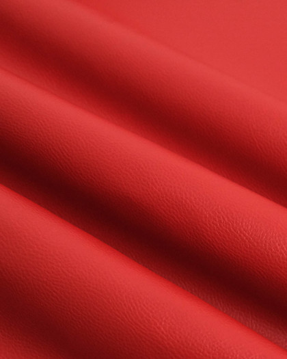 Tissu Simili Cuir Bari Rouge - Mercerine
