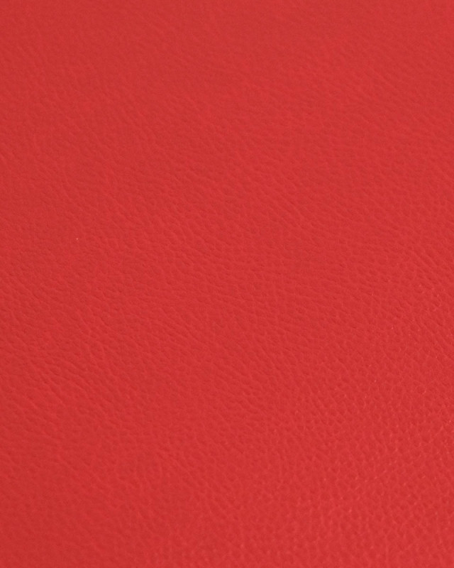 Tissu Simili Cuir Bari Rouge - Mercerine