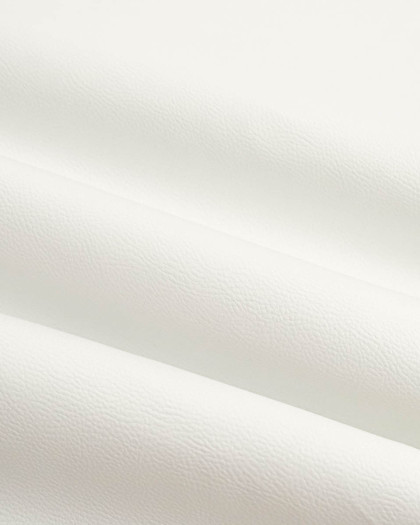 Tissu Simili Cuir Bari Blanc - Mercerine