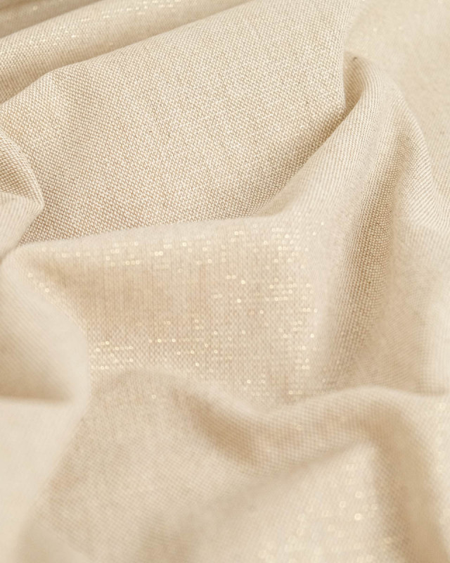 Aspect Lin Lurex Naturel Or - Mercerine
