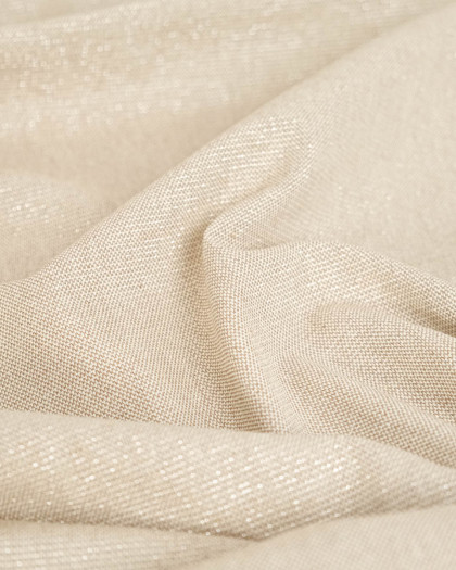 Effet Lin Lurex Naturel Argent - 280cm