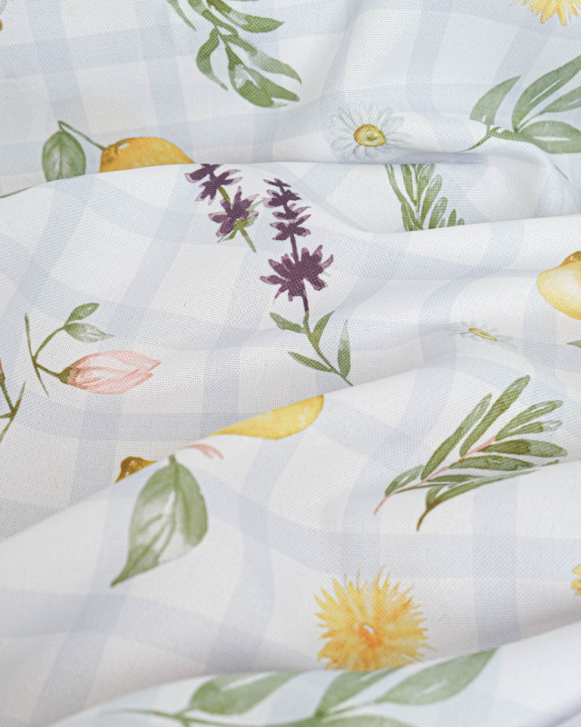 Nappe House Motif Citron - Mercerine